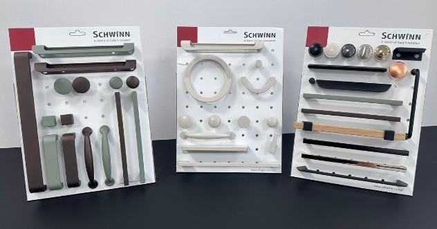 Personalizacja w zasięgu ręki: Dlaczego nowa wystawa uchwytów Schwinn w hurtowni DREWIT zmienia zasady gry w projektowaniu mebli